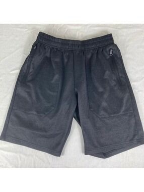 Original Deluxe Supply Boys Black Shorts M 10-12 Zip Pockets